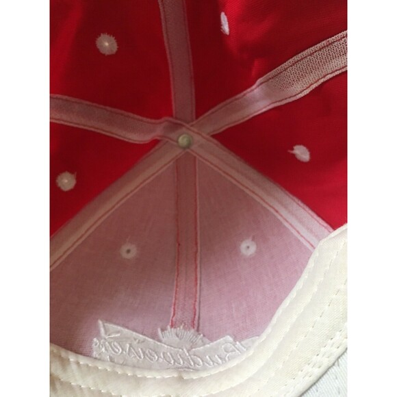 K-Products Headwear Men's Adjustable Strapback Hat Cap "Budweiser" Red - Picture 10 of 12